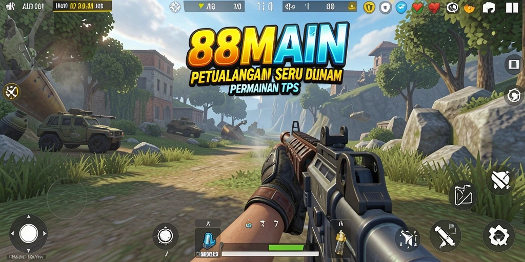 Tampilan gameplay seru dan mendebarkan dari 88MAIN.