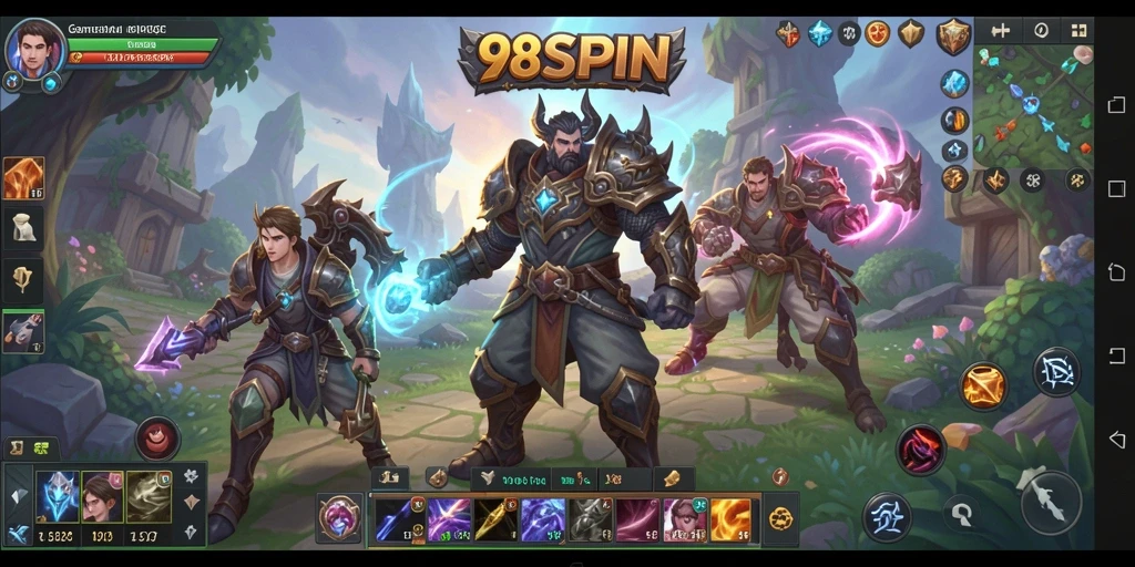 Tampilan gameplay seru dalam dunia <strong>98SPIN</strong> yang penuh aksi MMORPG.