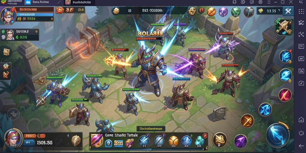 Tampilan gameplay yang menarik di BOLA88 dengan strategi mendalam.