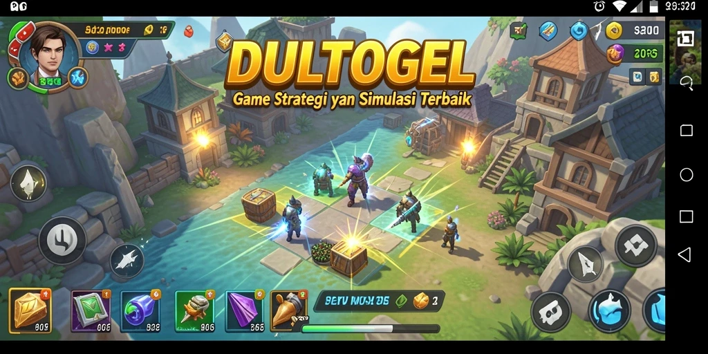 Screenshot gameplay DULTOGEL menampilkan aksi seru dalam strategi.
