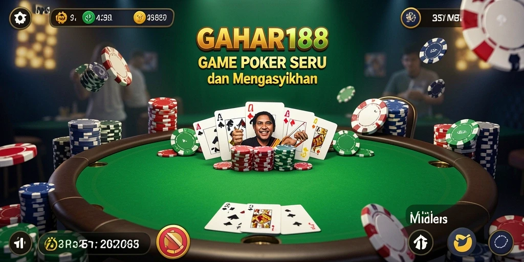Gameplay mendebarkan dalam GAHAR188 yang penuh strategi Poker.
