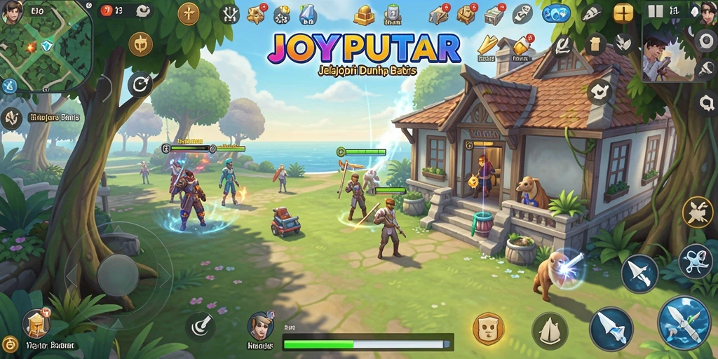 Gameplay <strong>JOYPUTAR</strong> yang menakjubkan dalam dunia Open World.