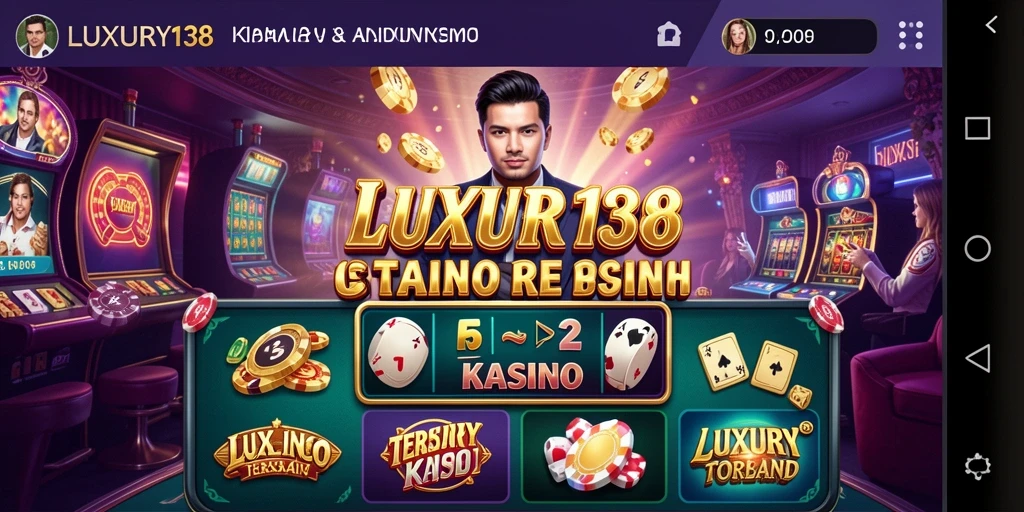 Tampilan mengesankan saat bermain game Kasino LUXURY138.