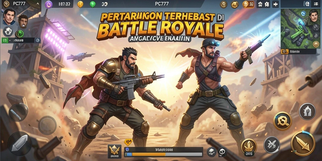 Gameplay intens Battle Royale dalam <strong>PC777</strong> dengan strategi dan aksi seru.