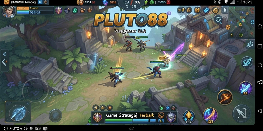 Screenshot gameplay SLG yang menegangkan dan seru.