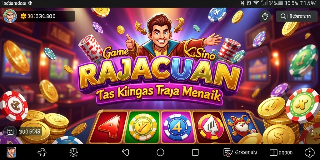 Tampilan gameplay seru di RAJACUAN dengan grafis menawan.