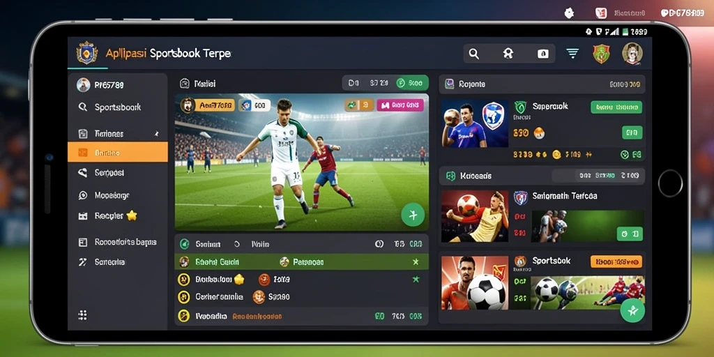 Tampilan gameplay Sportsbook yang menarik dan interaktif.