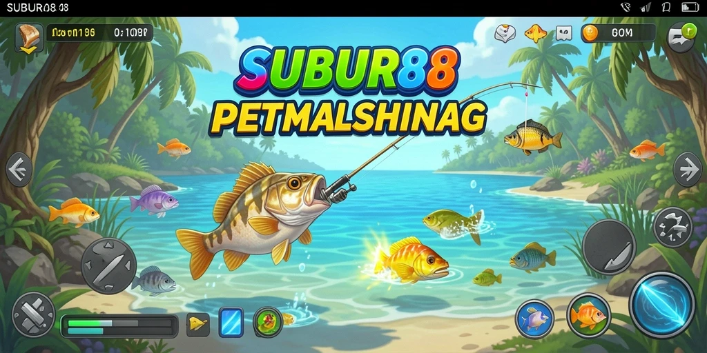Tangkapan layar gameplay SUBUR88 yang menampilkan pengalaman memancing mendebarkan.