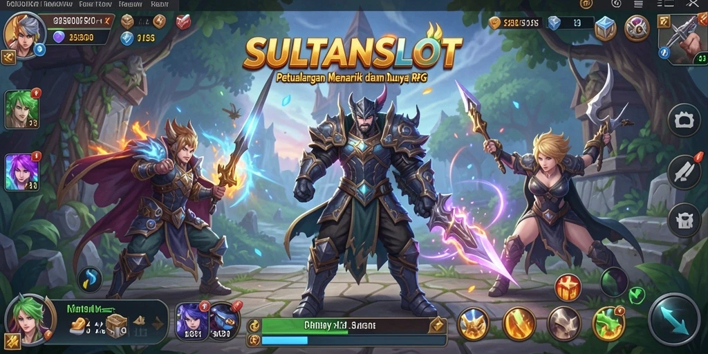 Tampilan gameplay menakjubkan dari SULTANSLOT di dunia RPG.